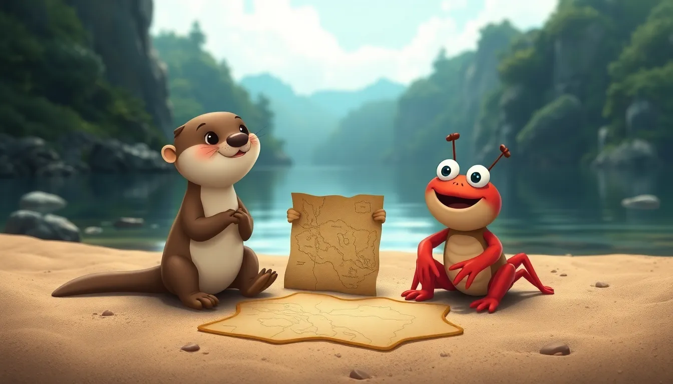 Lola la Loutre et l'Océan Secret 2 Illustration de La Quête de l'Océan Secret