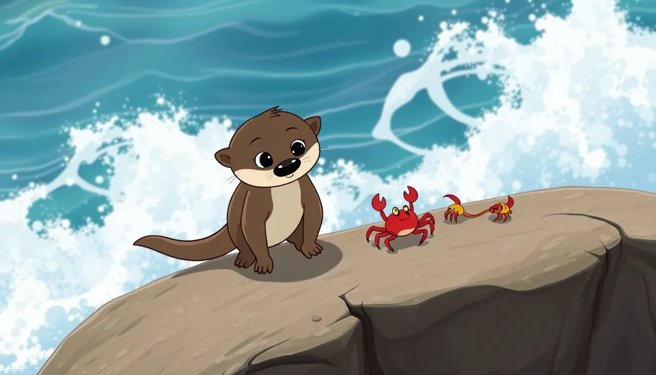 Lola la Loutre et l'Océan Secret 4 Illustration de Les Défis de l'Aventure