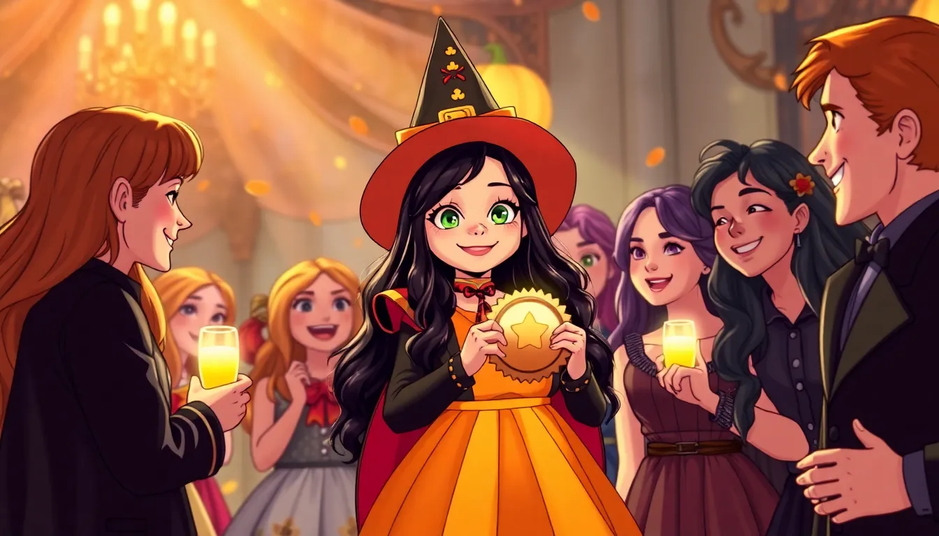 La Petite Sorcière et le Bal Masqué 5 Illustration de La magie de l'amitié