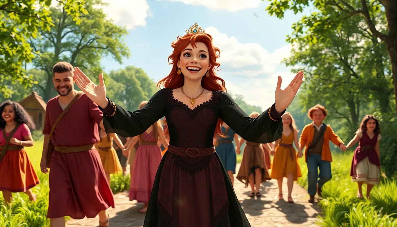 La Sorcière qui Voulait Apprendre à Rire 6 Illustration de La Transformation de Merlina