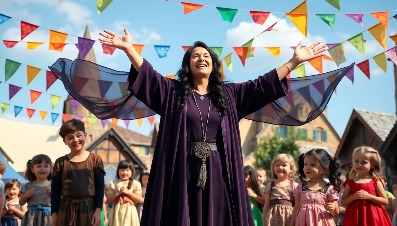 La Sorcière qui Voulait Apprendre à Rire 7 Illustration de L'Enseignement du Rire