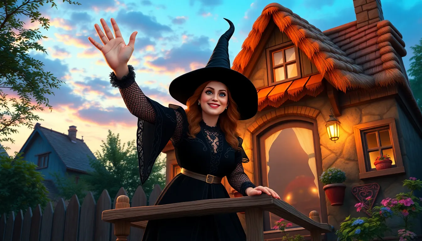 La Sorcière qui Voulait Apprendre à Rire 8 Illustration de Une Nouvelle Sorcière