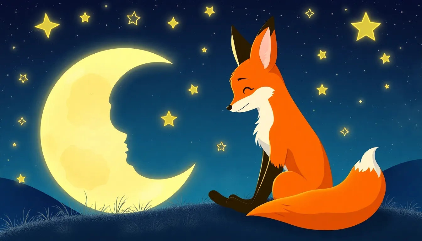 Le Renard et la Lune 4 Illustration des Secrets de la Lune