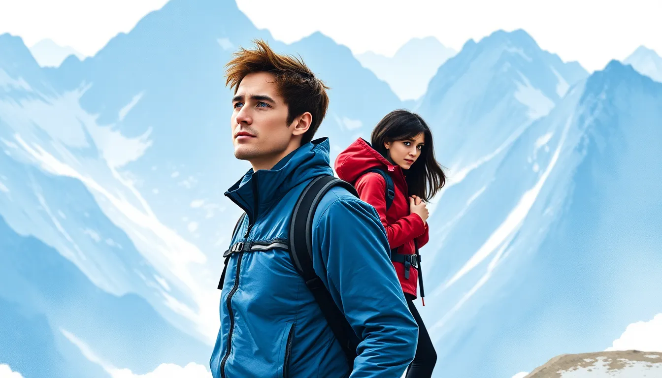 Les Échos de la Montagne : Mystère des voix en haute montagne 1 Illustration de Le Début de l'Expédition en Montagne