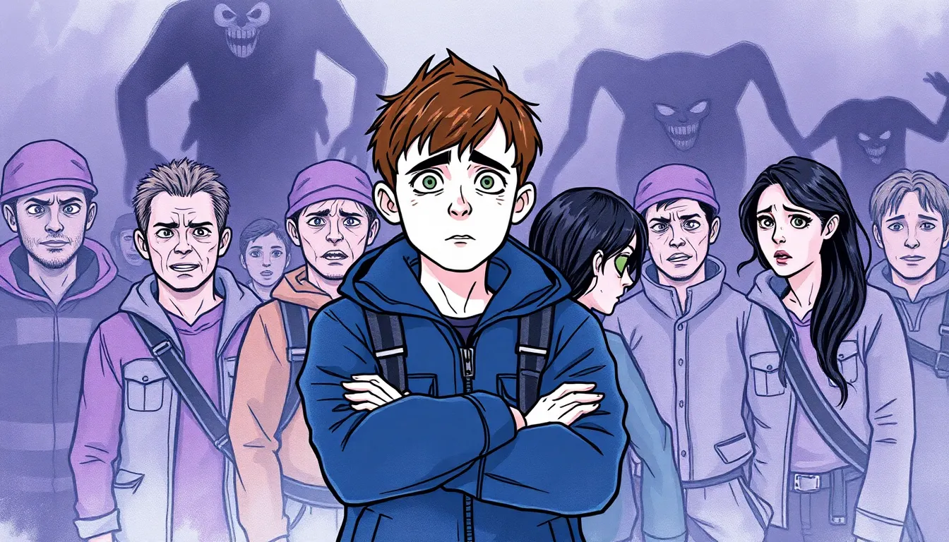 Les Échos de la Montagne : Mystère des voix en haute montagne 4 Illustration de La Peur s'Installe