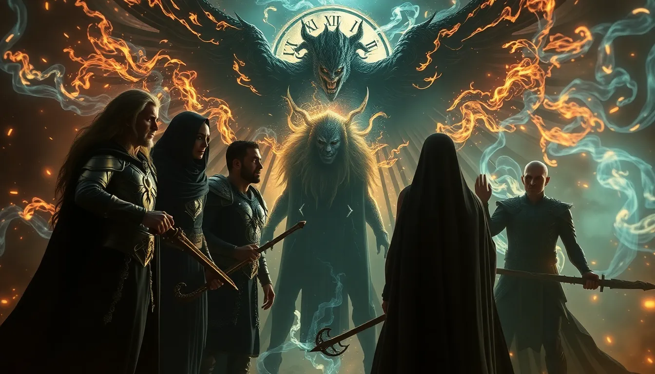 Illustration de La Confrontation avec le Temps Maléfique