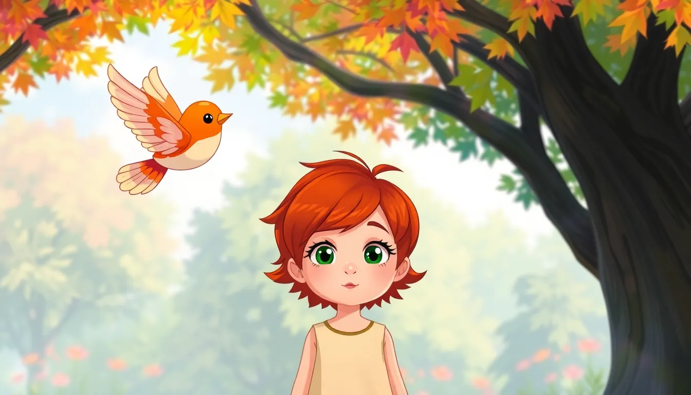 Le Voyage de Luna au Pays des Rêves 3 Illustration de La Forêt des Murmures