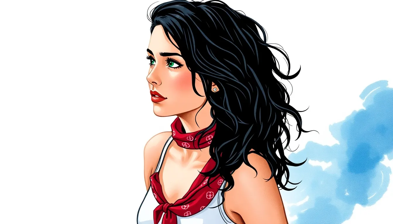 Illustration de Camille, la navigatrice solitaire