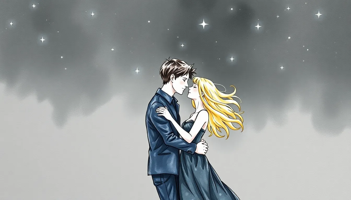 L'Éclat des Étoiles : Un Hommage aux Âmes Chères Disparues 2 Illustration de Les Ombres des Rires Éteints