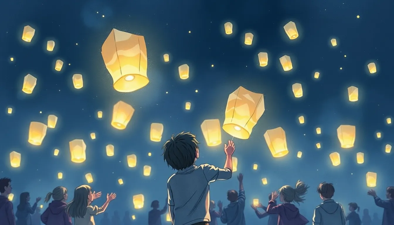 L'Éclat des Étoiles : Un Hommage aux Âmes Chères Disparues 5 Illustration de Un Dernier Adieu