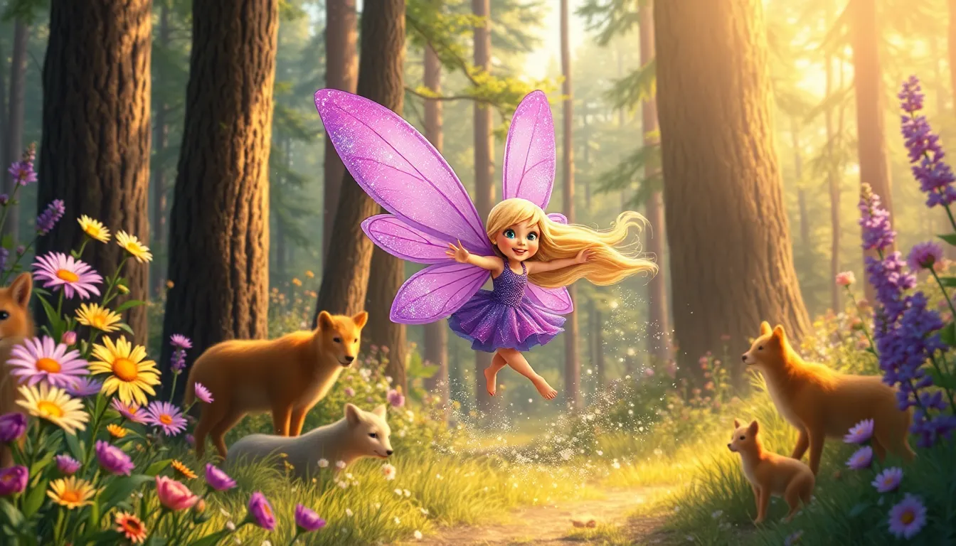 La Petite Fée et la Poussière Magique 2 Illustration de La Découverte de la Poussière Magique