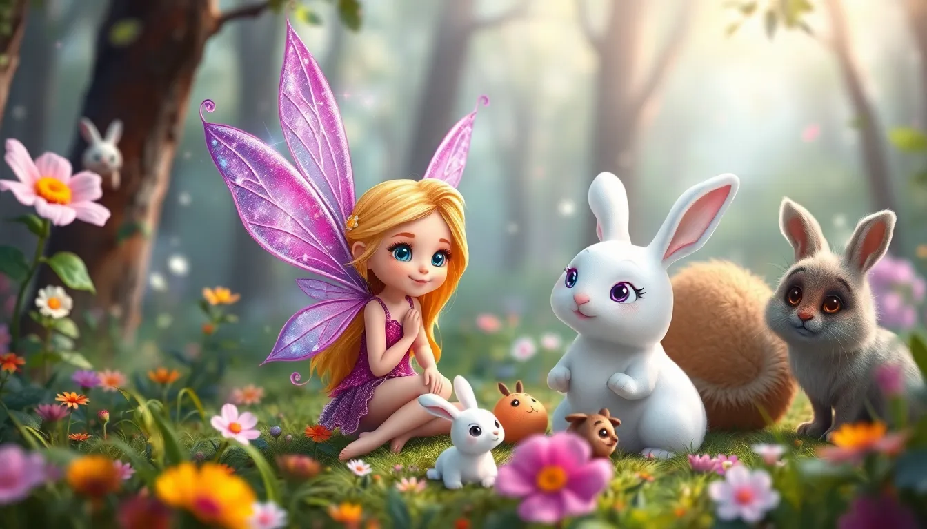 La Petite Fée et la Poussière Magique 7 Illustration de Une Nouvelle Amitié