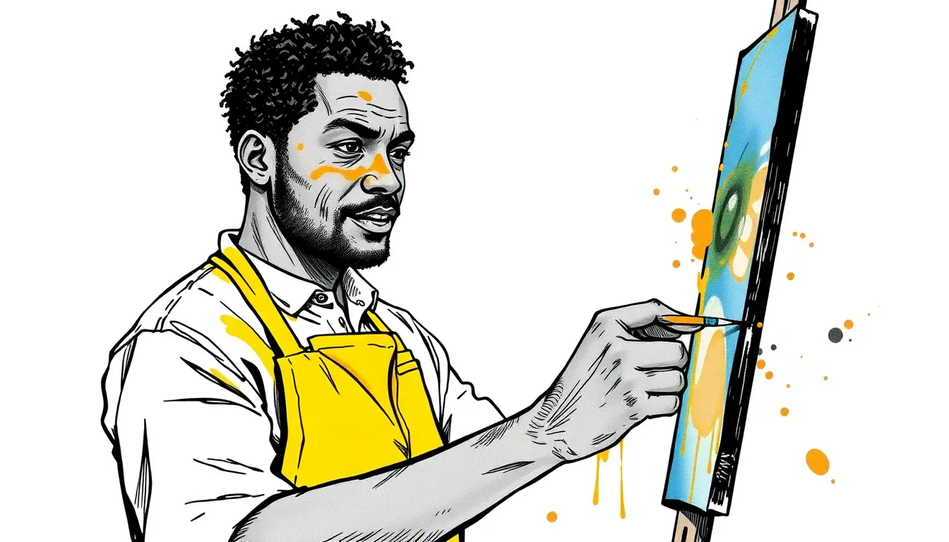 Le Peintre des Émotions : L'Art de Guérir par la Peinture 5 Illustration de L'Acceptation : Une Nouvelle Perspective