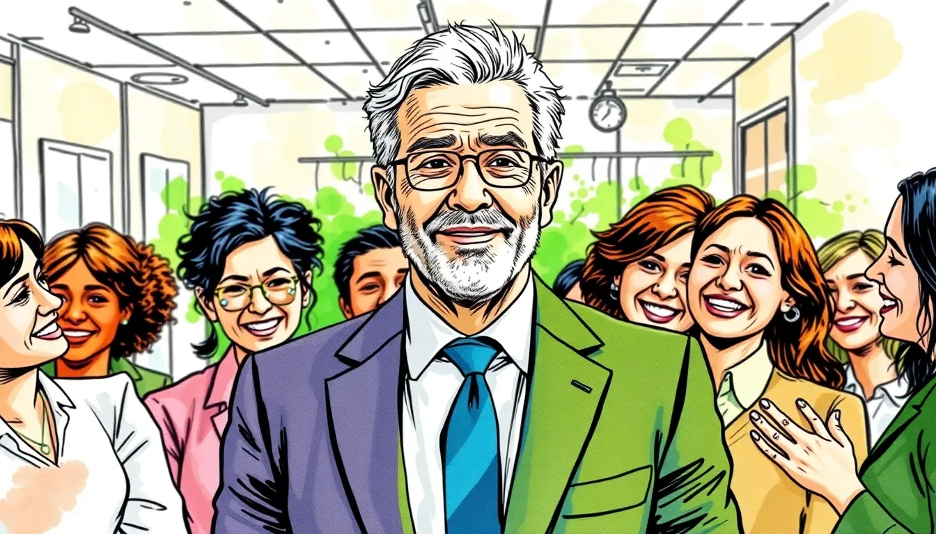 Illustration de Le Dernier Jour au Bureau