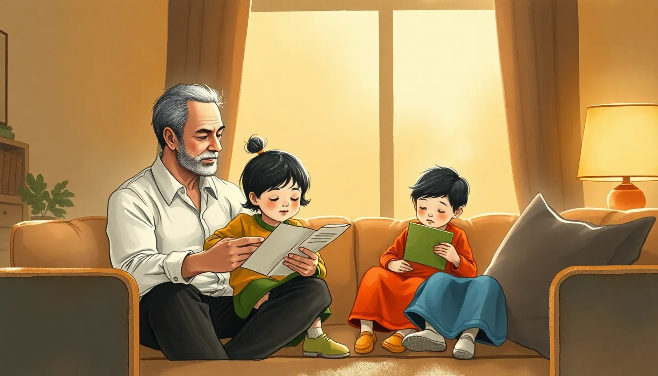 Échos d'Amour : Un hommage à mon père 4 Illustration de L'Héritage de l'Amour