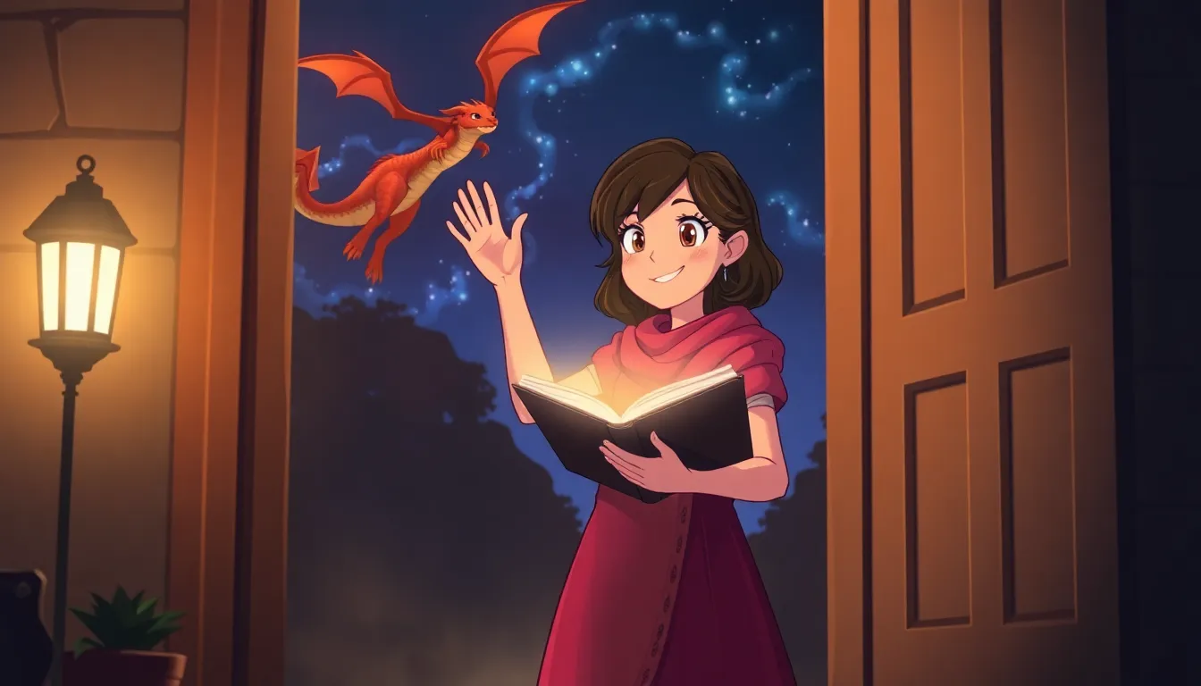 Le Magicien de l'Étoile Filante 8 Illustration de Le Retour à la Maison