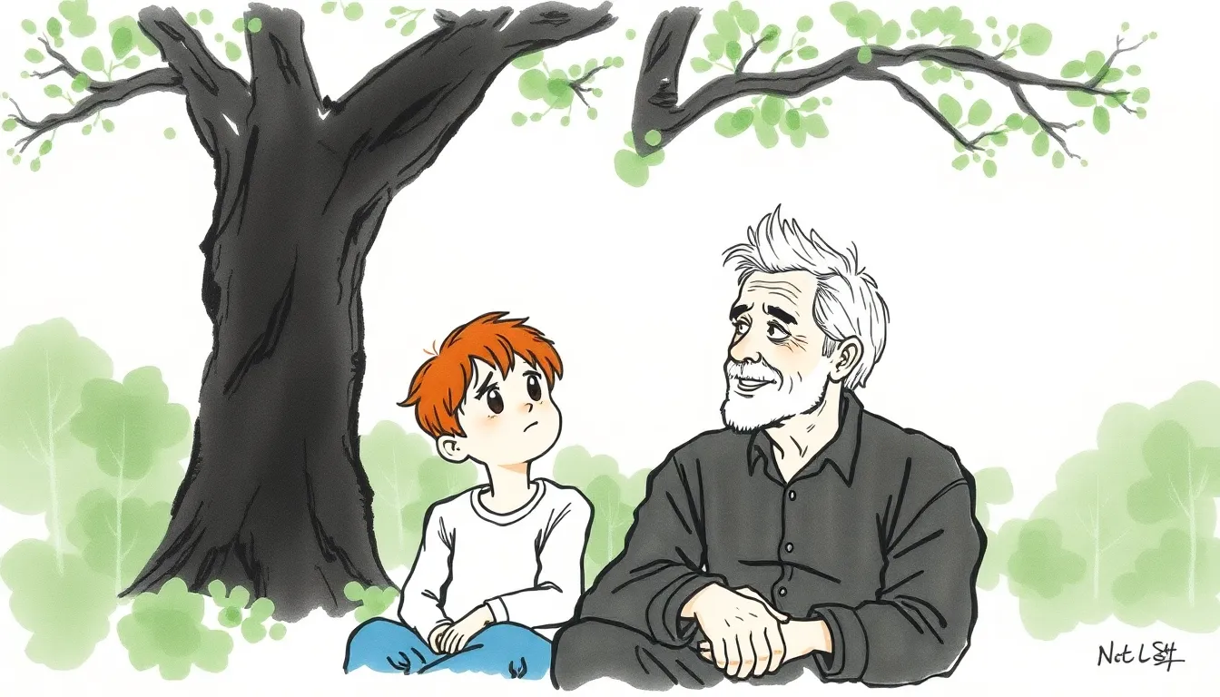 Les Racines de l'Amour : Un hommage éternel à mon père 1 Illustration de Dans le Jardin des Souvenirs