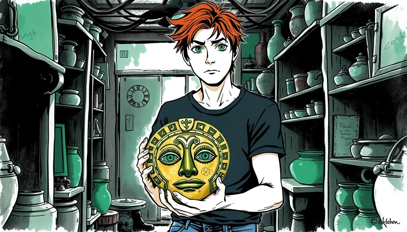 Le Masque de l'Esprit : Une exploration mystique au-delà du réel 1 Illustration de La Découverte du Masque Mystique