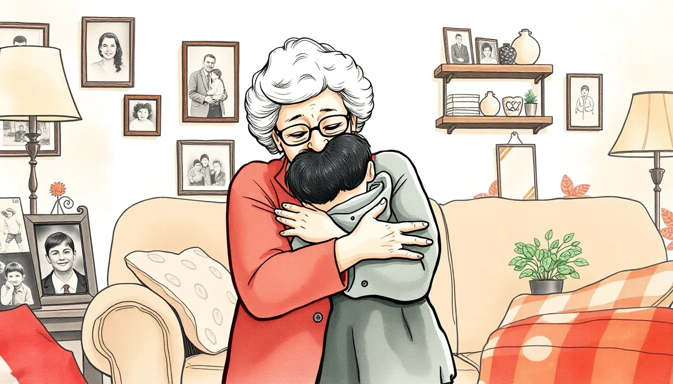 Illustration de Les Douces Étreintes