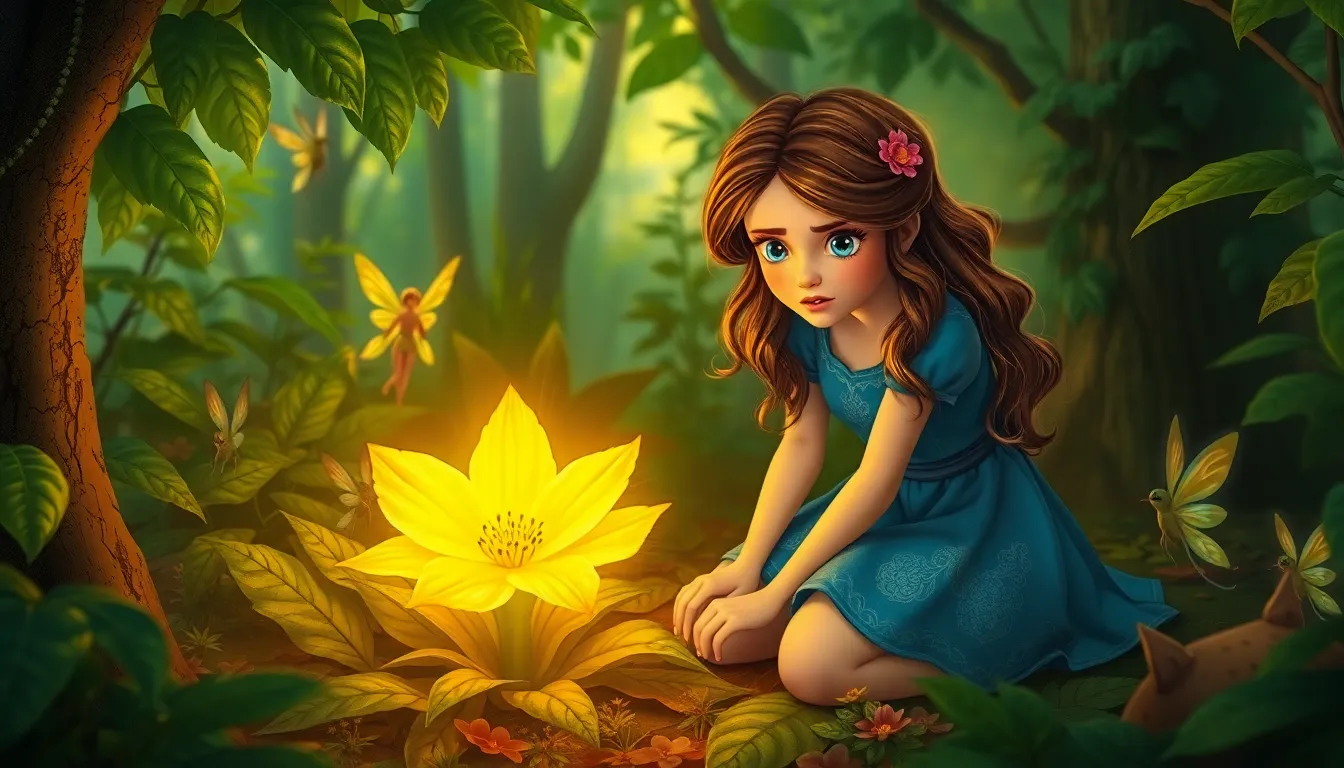 Illustration de Le Mystère de la Fleur Magique