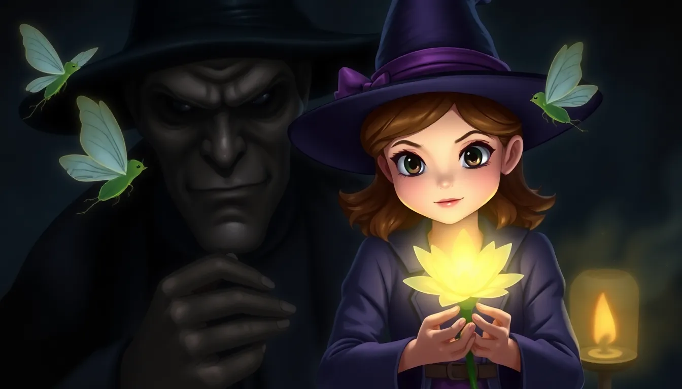 Illustration de La Confrontation avec le Sorcier