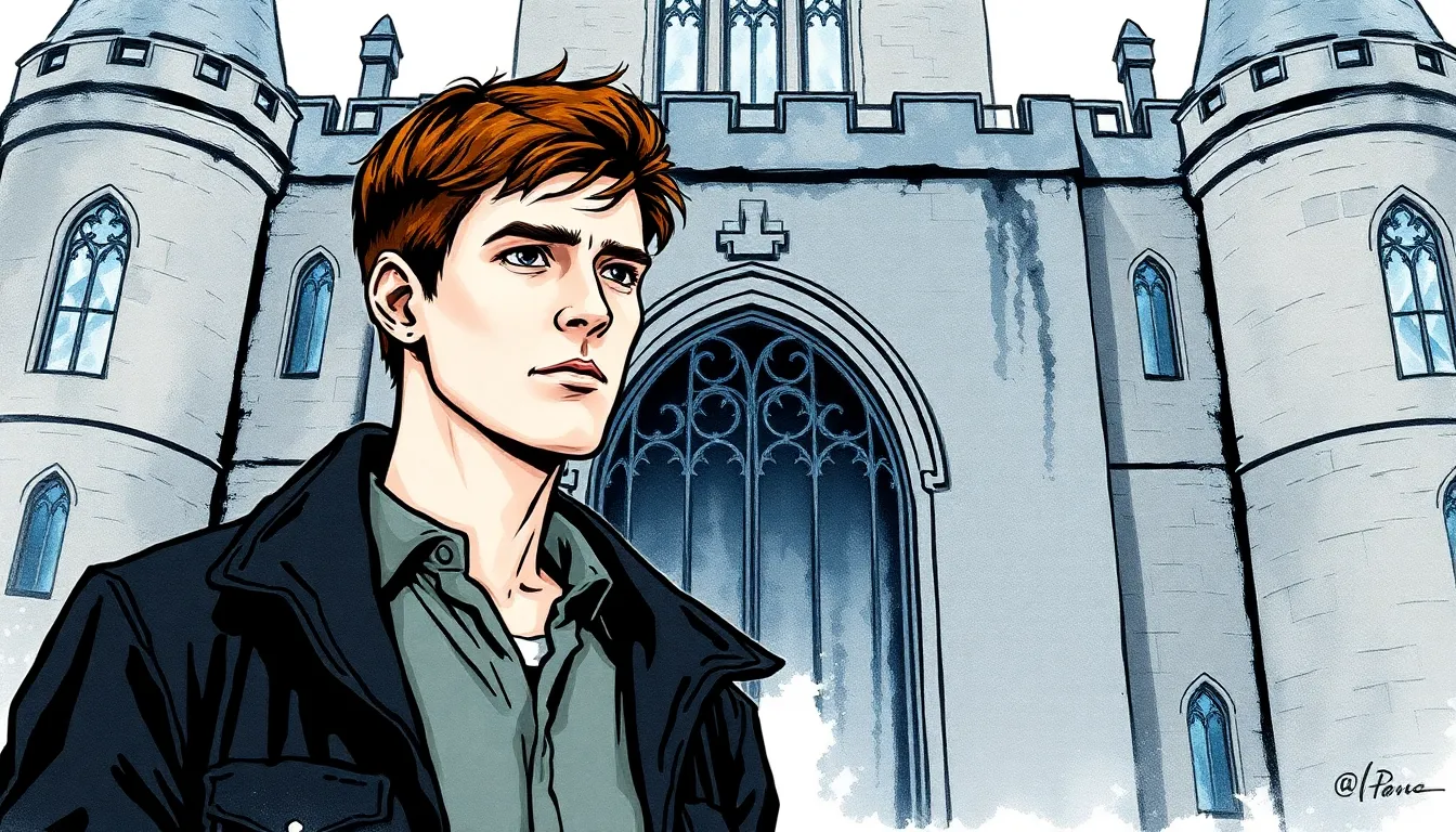 Illustration de La Découverte du Château Enigmatique