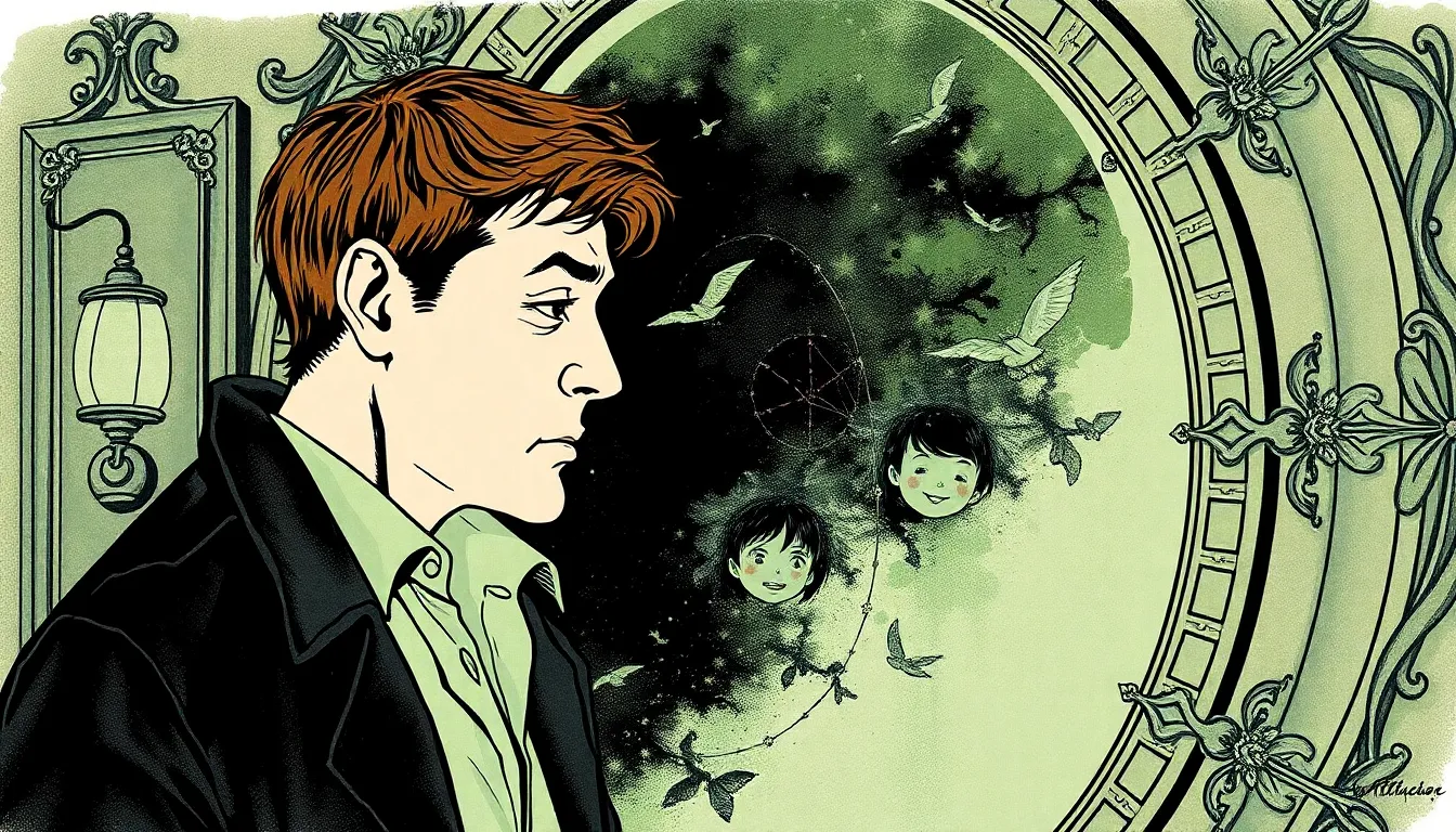 Illustration de Les Premières Visions dans la Salle des Miroirs