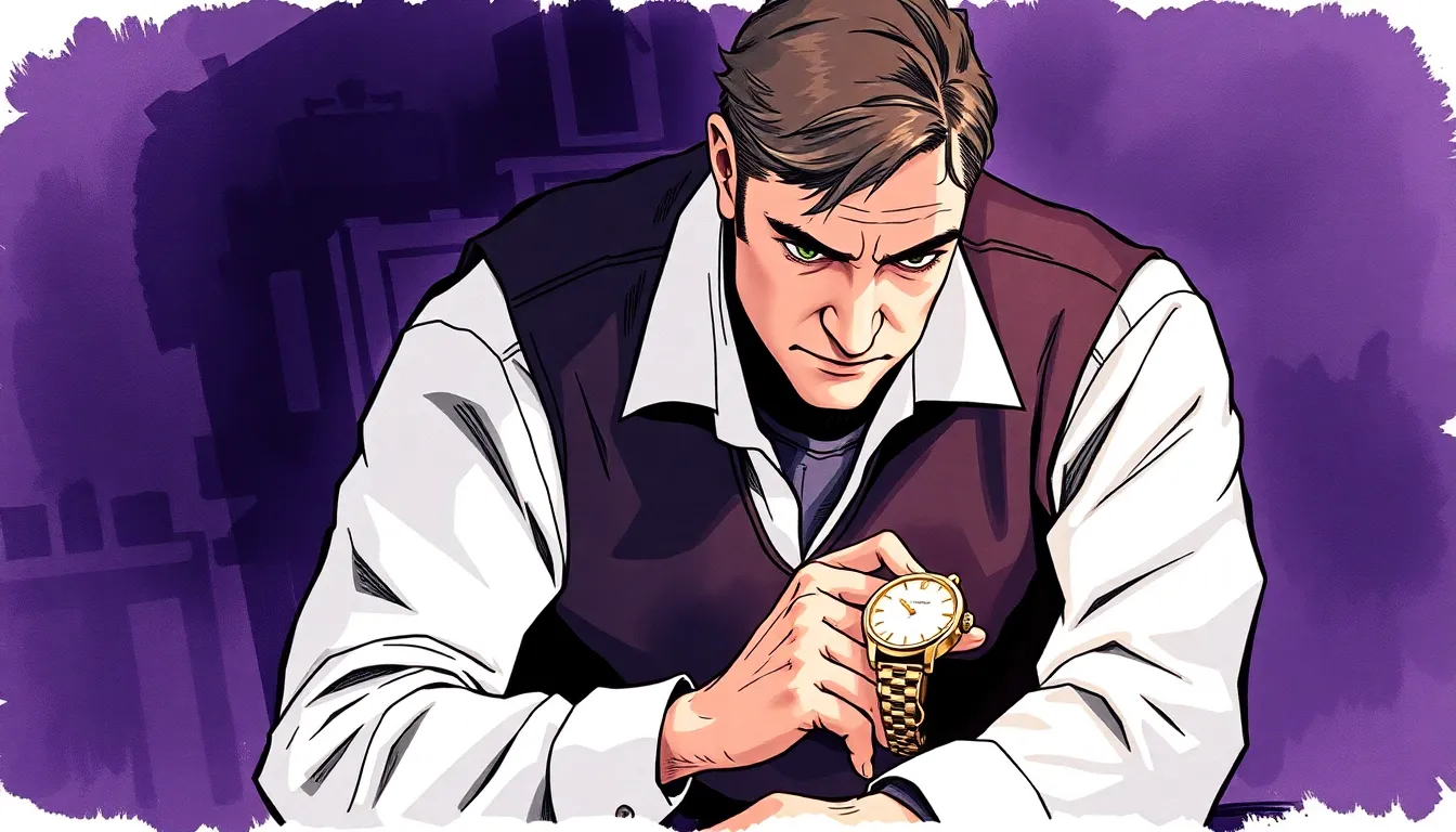 La Montre Arrêtée : Mystère du Temps et Tragédie 5 Illustration de Résolution et Révélations