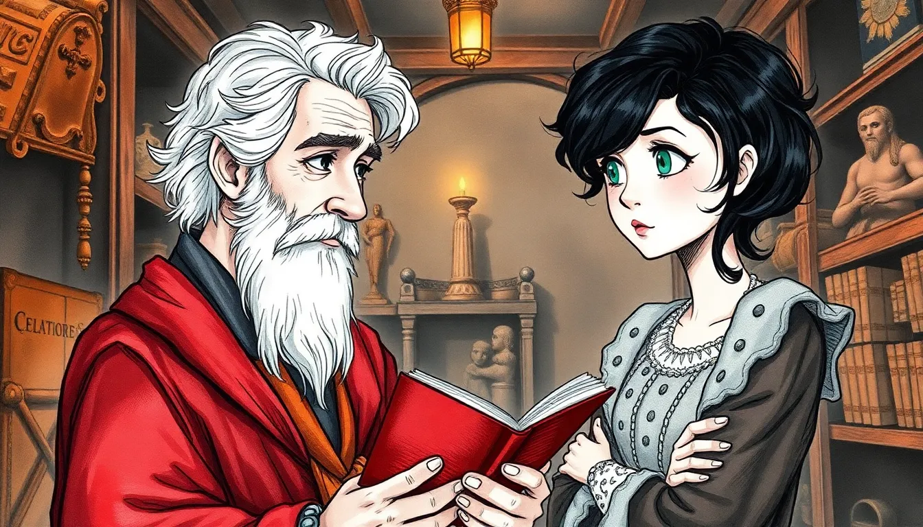 Les Maîtres du Destin : Contrôle du destin dans les histoires fantastiques 3 Illustration d'Une Plongée dans le Passé