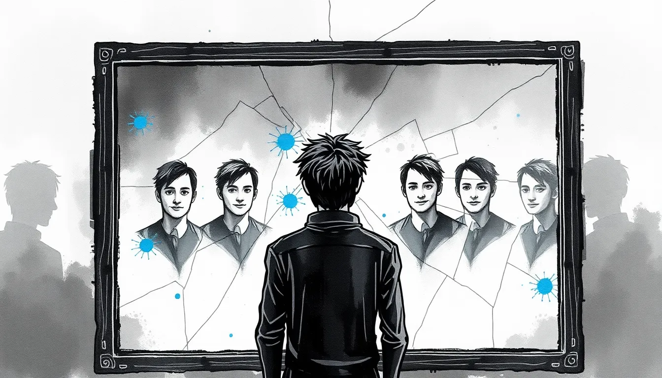 Illustration de Les Ombres du Miroir