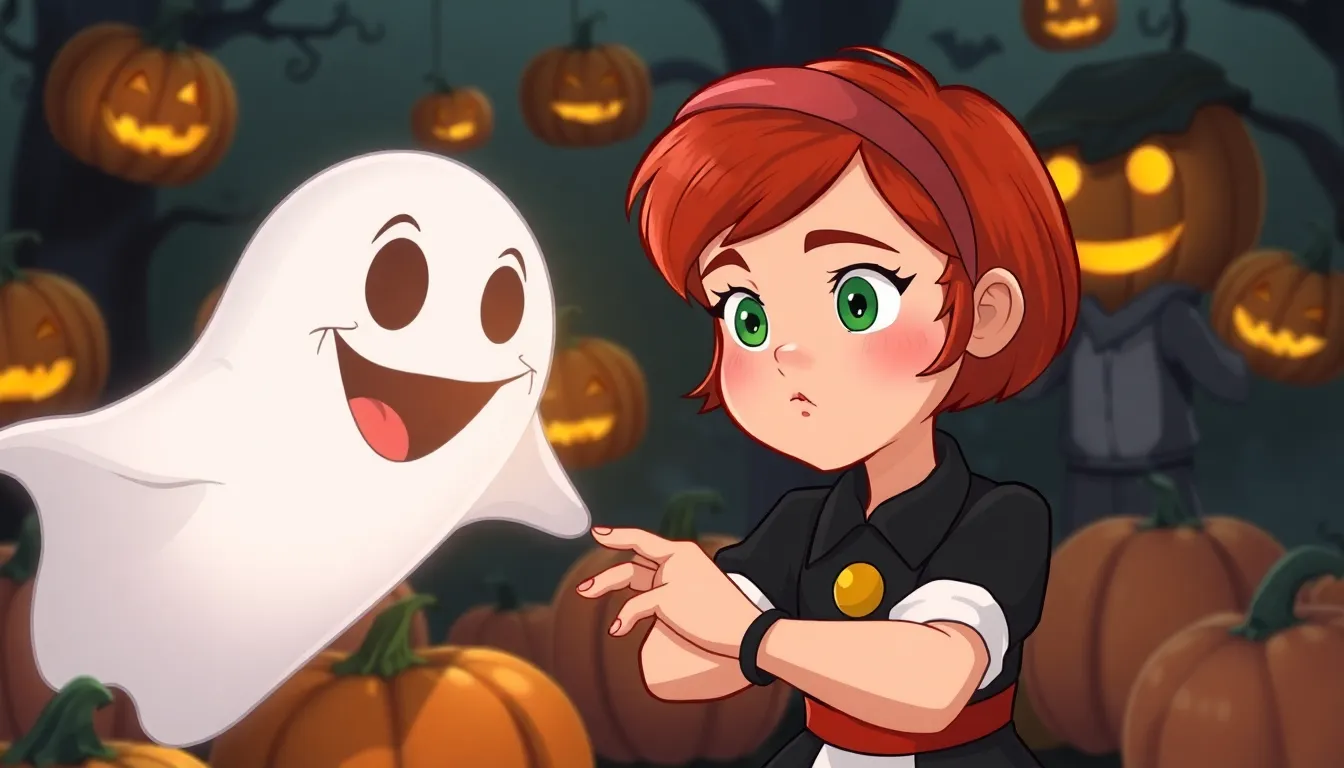 Clara confrontant un esprit farceur