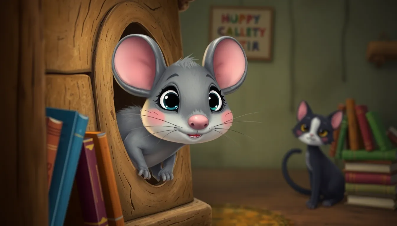 Les Petites Farces de Poupie la Souris 1 Illustration de La Présentation de Poupie