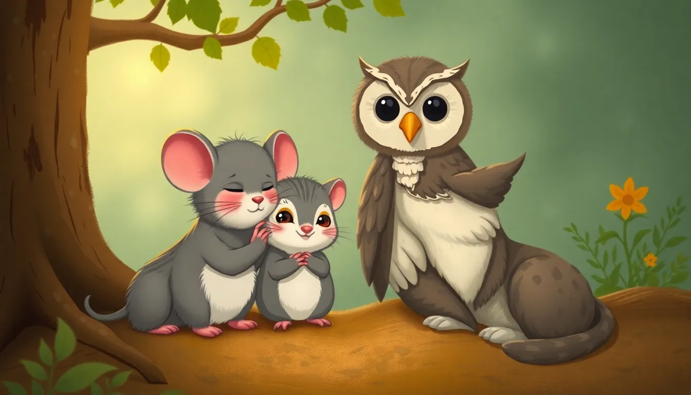 Les Petites Farces de Poupie la Souris 2 Poupie et Lila concoctant un plan