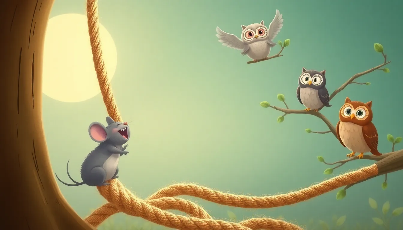 Les Petites Farces de Poupie la Souris 3 Poupie et la farce de la corde