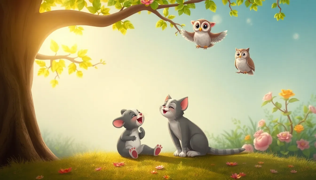 Les Petites Farces de Poupie la Souris 6 Illustration de Une Amie pour Toujours