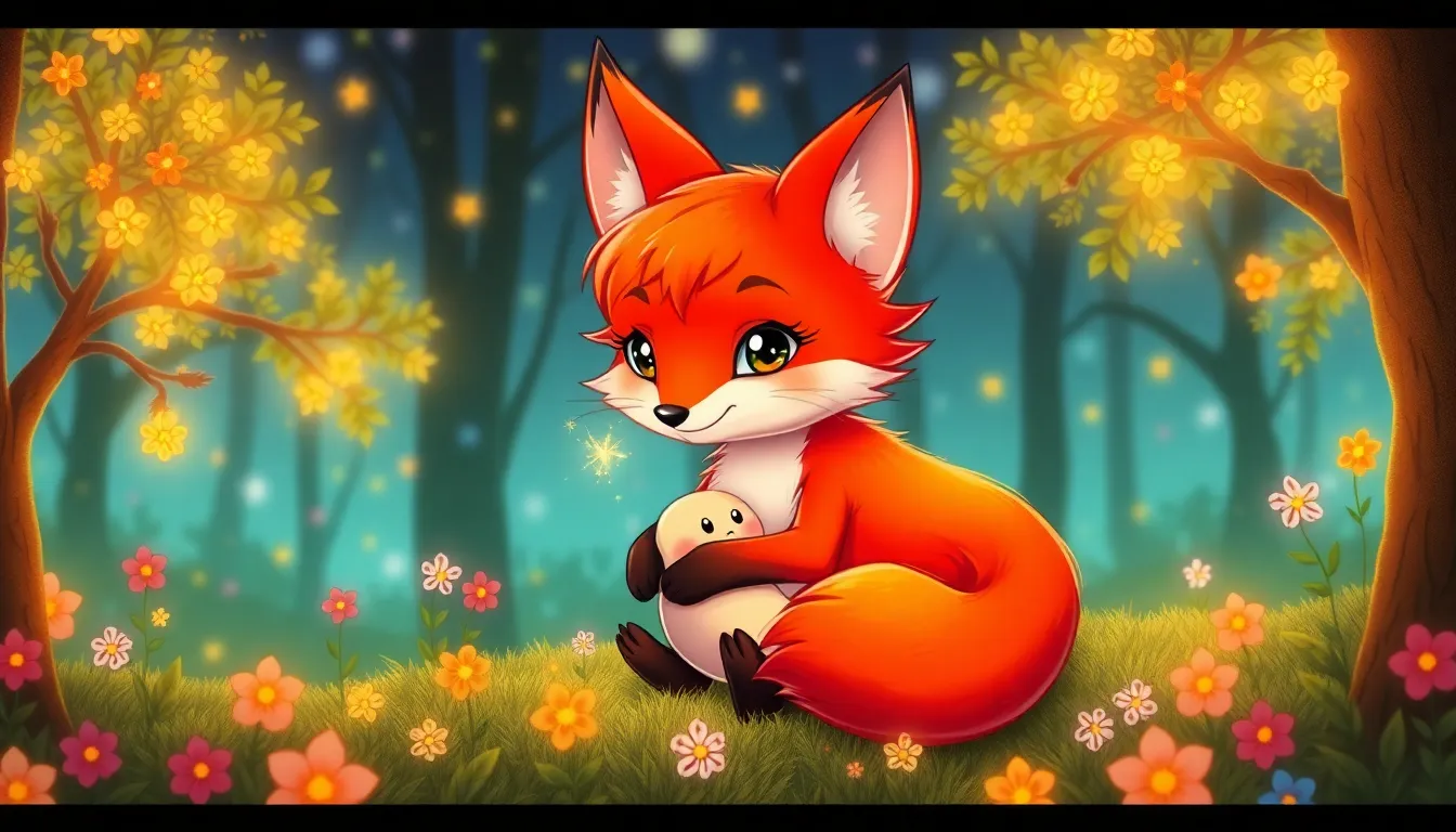 Le Royaume de Riri le Renard 1 Illustration de La Naissance de Riri