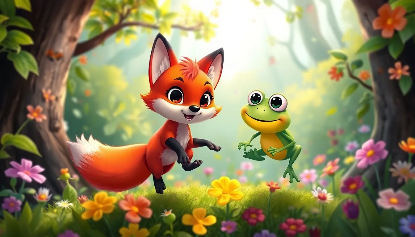 Le Royaume de Riri le Renard 2 Illustration de La Forêt Magique