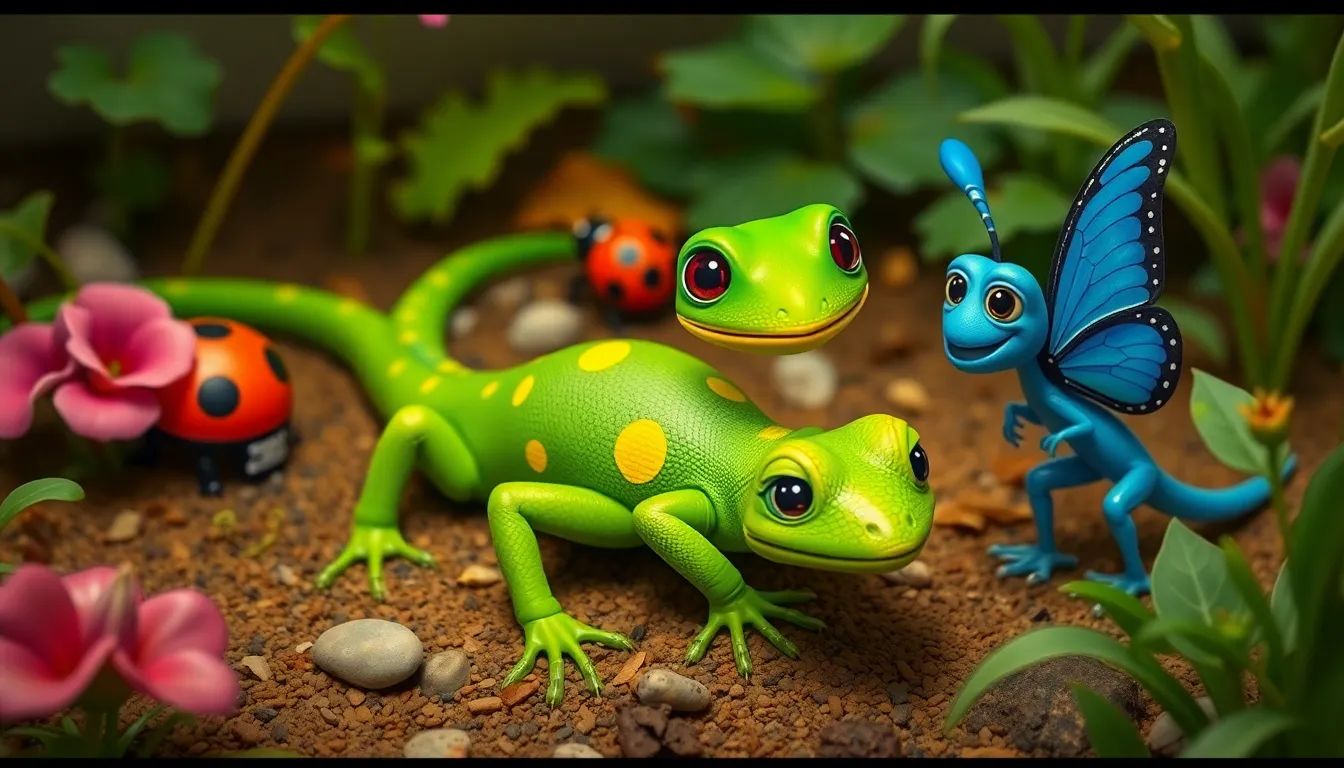 Lucas le Lézard et les Sableuses 2 Illustration de L'Aventure Commence