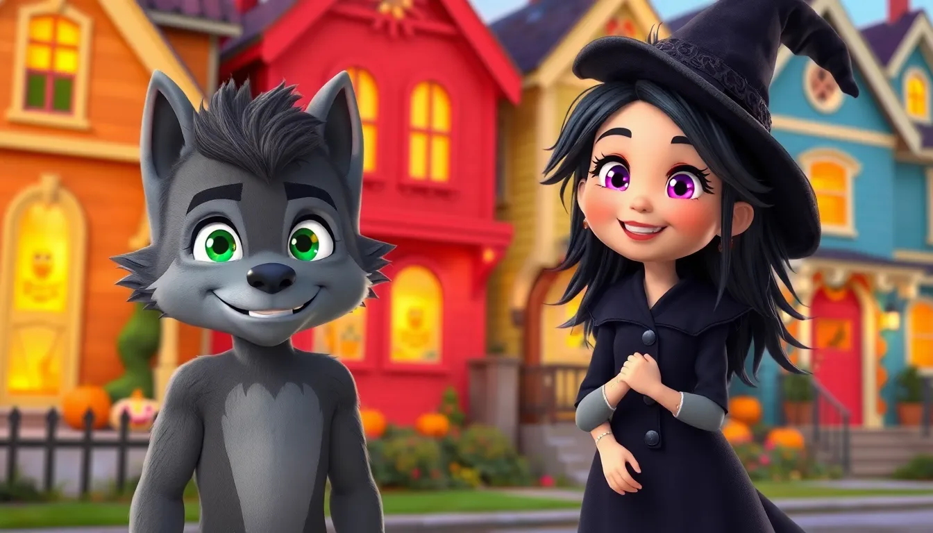 Les Loups-Garous Rieurs 2 Illustration d'Une Rencontre Surprise