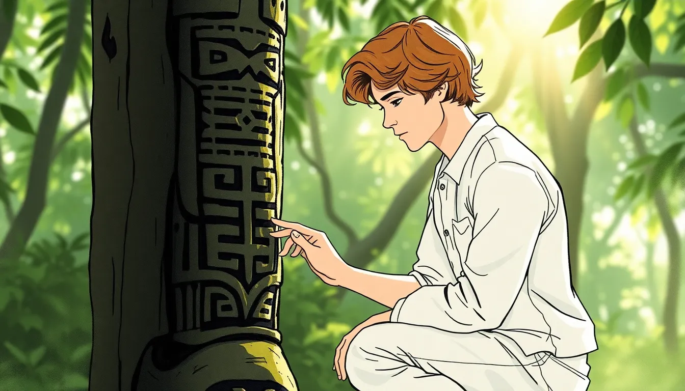 Les Visages du Vent : Aventure à la recherche des esprits du vent 4 Illustration de L'Apprentissage des Ancêtres