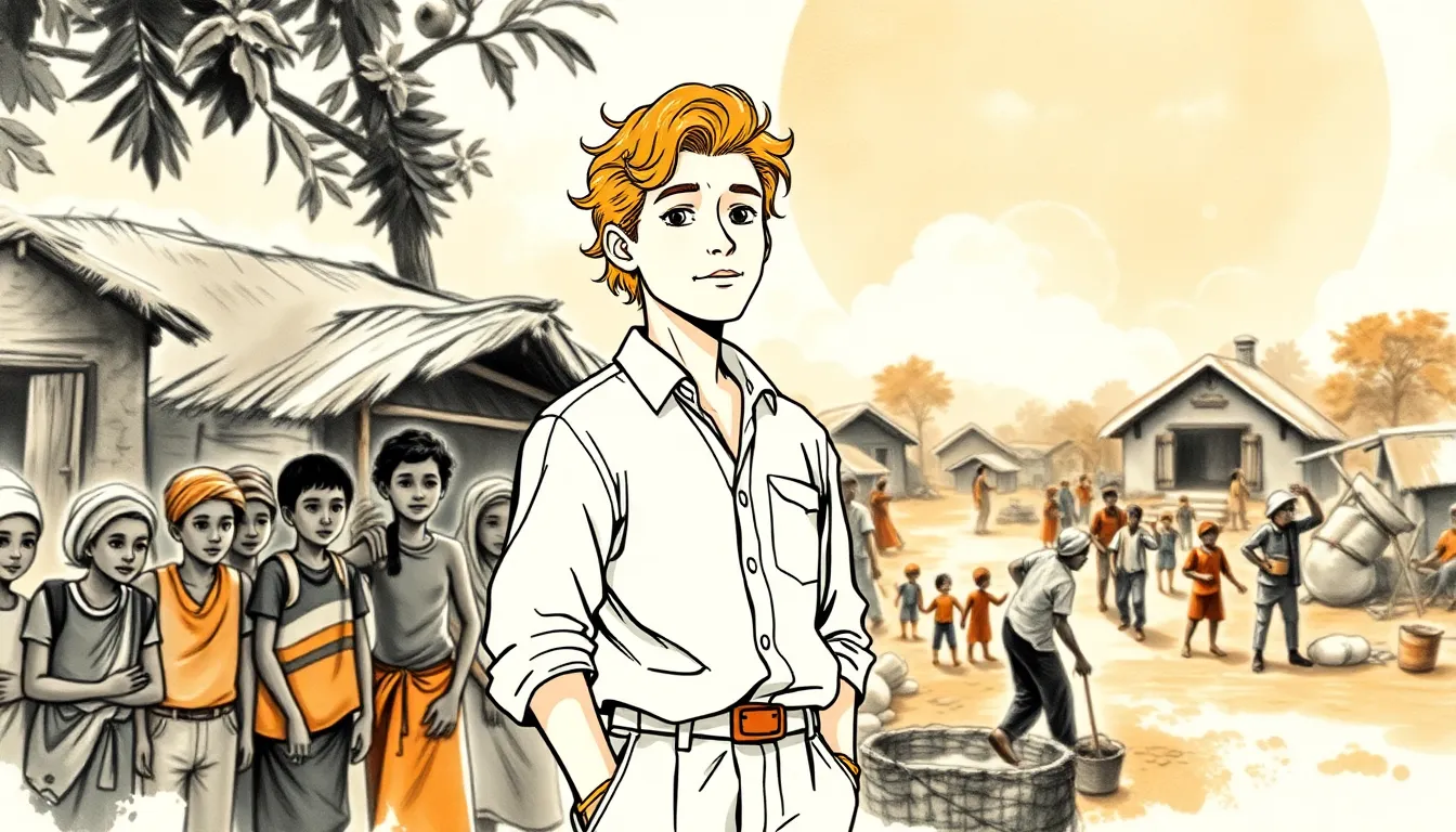 Les Visages du Vent : Aventure à la recherche des esprits du vent 5 Illustration de Le Retour au Village