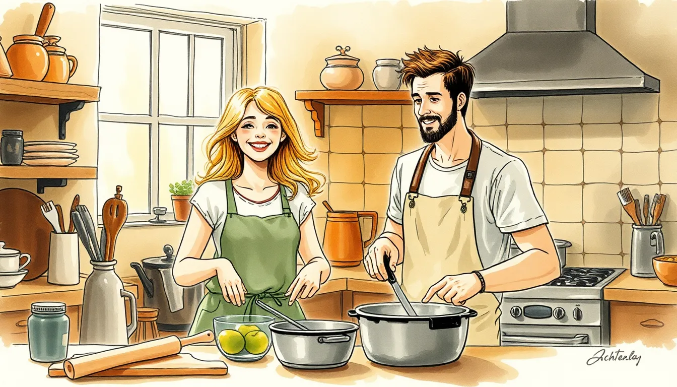 Au Cœur des Saveurs : L’Éloge de la Gastronomie 2 Illustration de Voyage au Coeur des Recettes