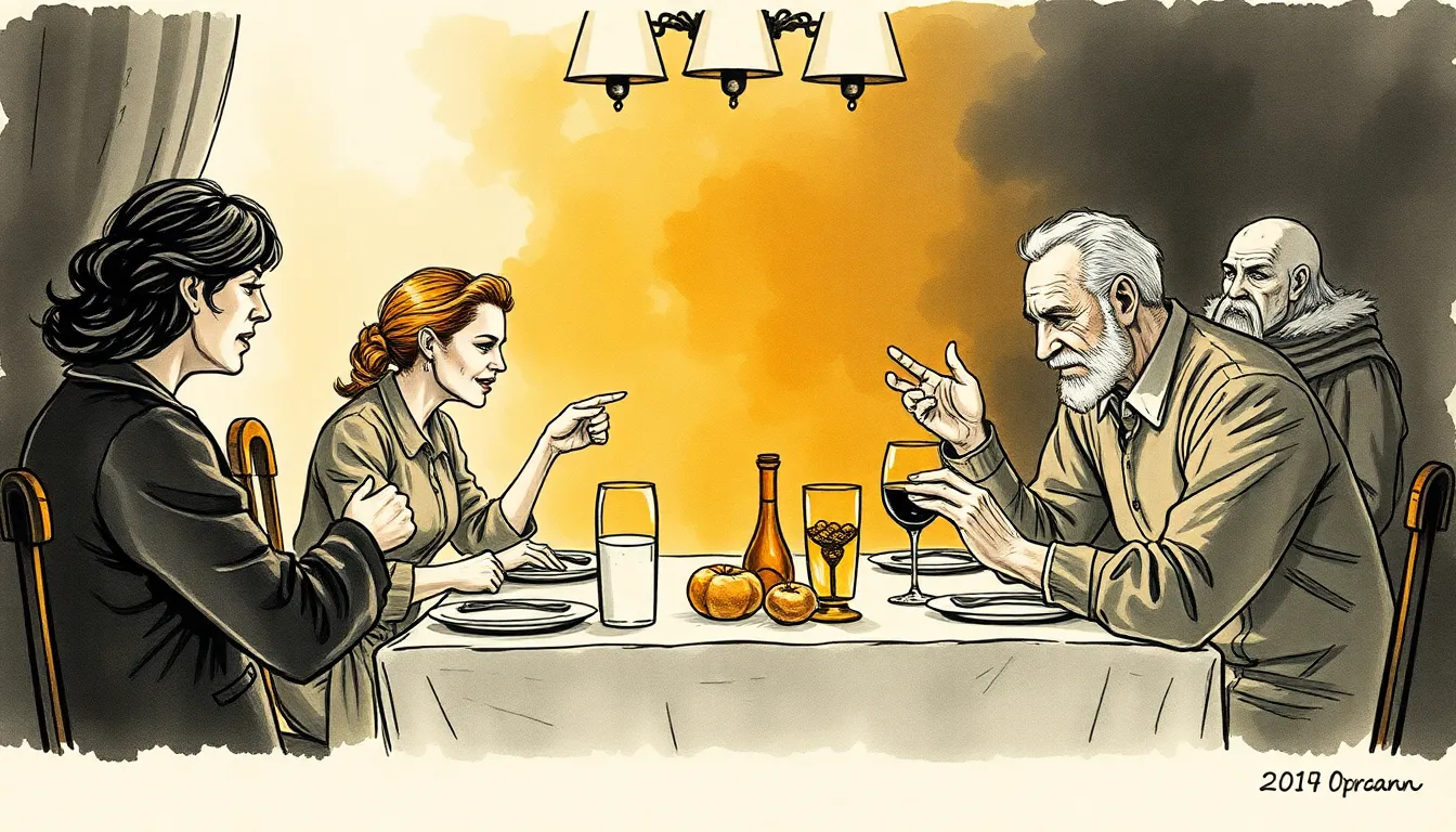 Au Cœur des Saveurs : L’Éloge de la Gastronomie 4 Illustration de Les Liens Tissés par la Table