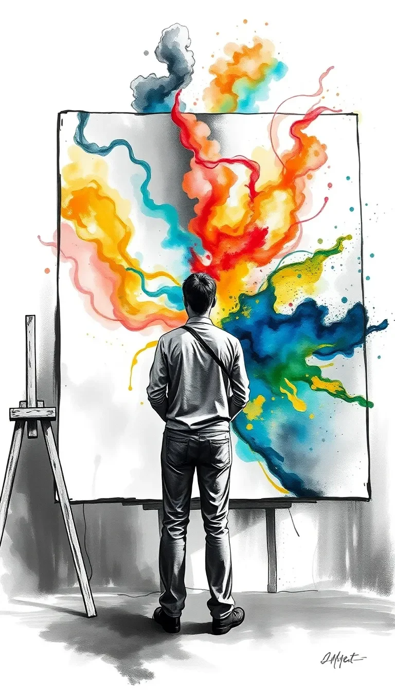 Les Ailes de la Création : Exploration de l'imagination artistique