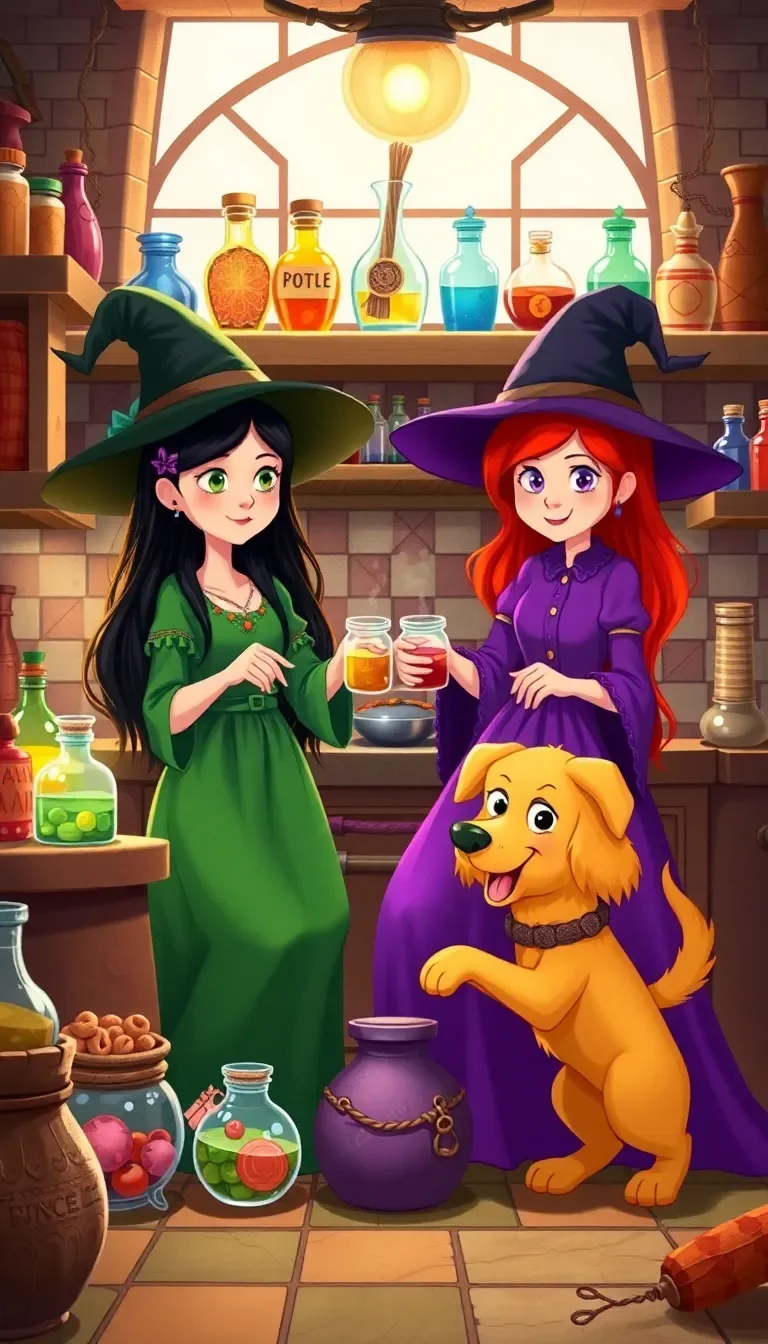 Les Sorcières et le Chien Magique