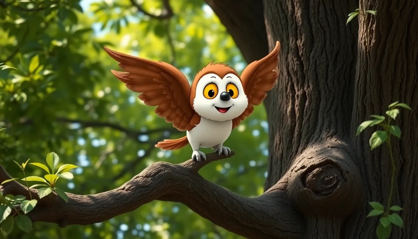 Le Voyage de Snoopy le Hibou 5 Illustration du retour de Snoopy à la maison