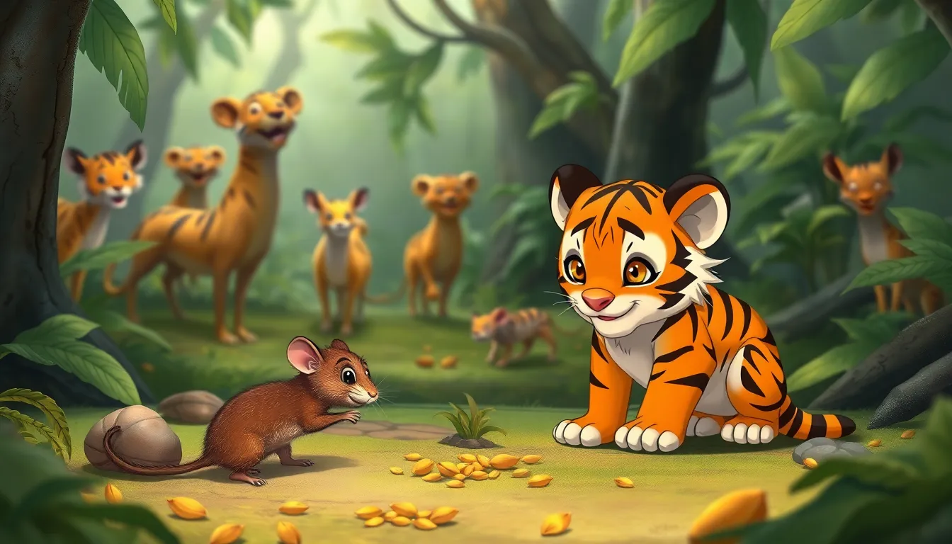 La Gentillesse de Téo le Tigre 2 Illustration de L'Exercice de la Gentillesse