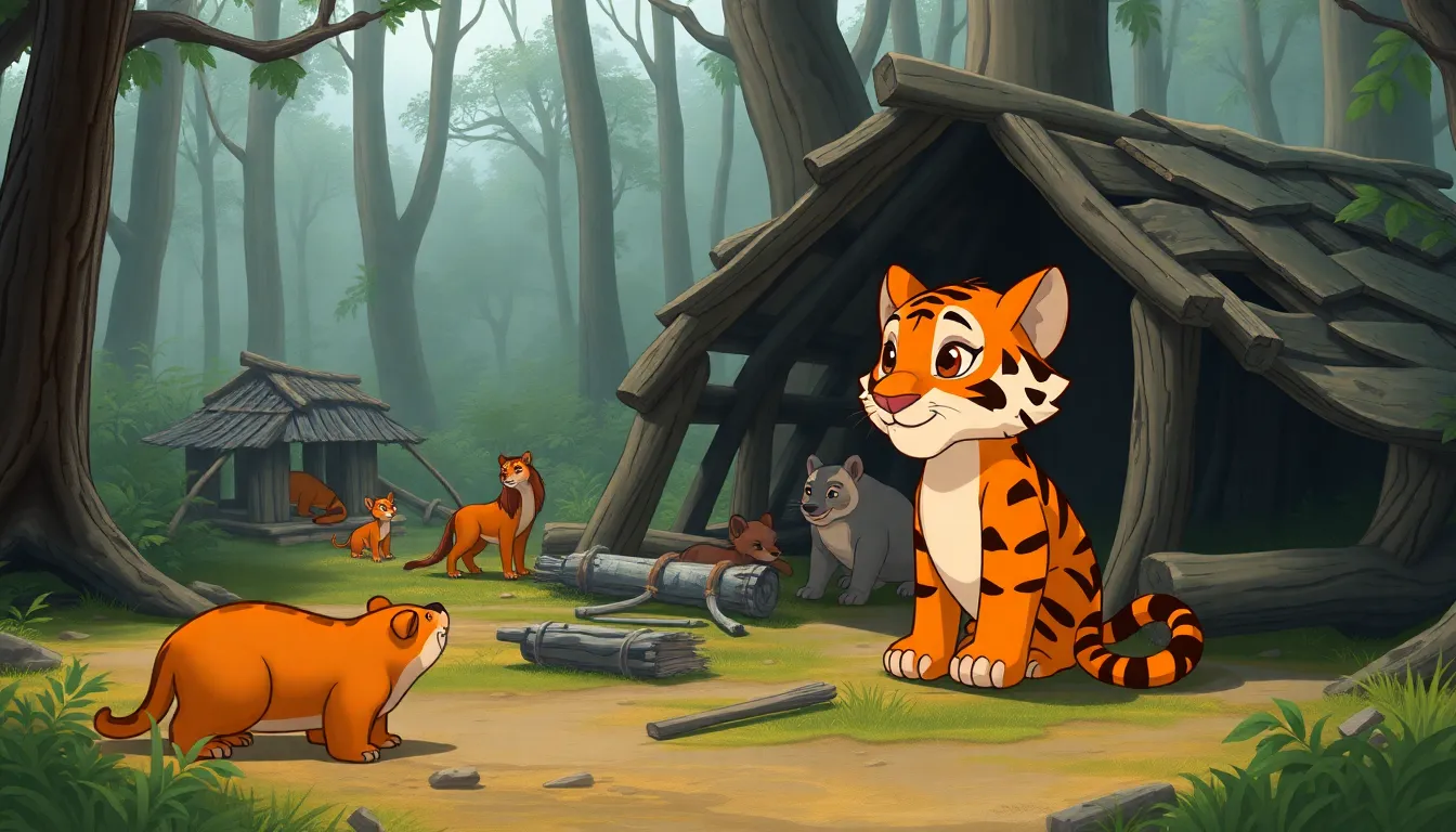 La Gentillesse de Téo le Tigre 4 Illustration du Défi de la Gentillesse