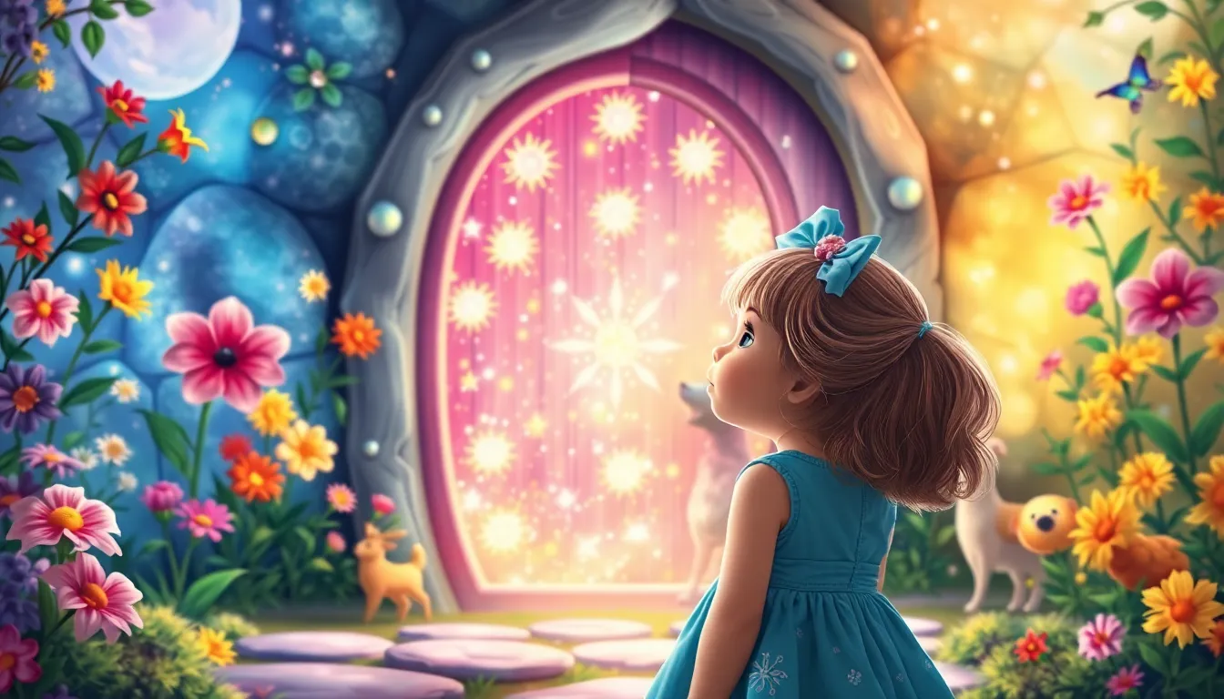 Lila et le Château Magique 2 Illustration de La Porte Magique