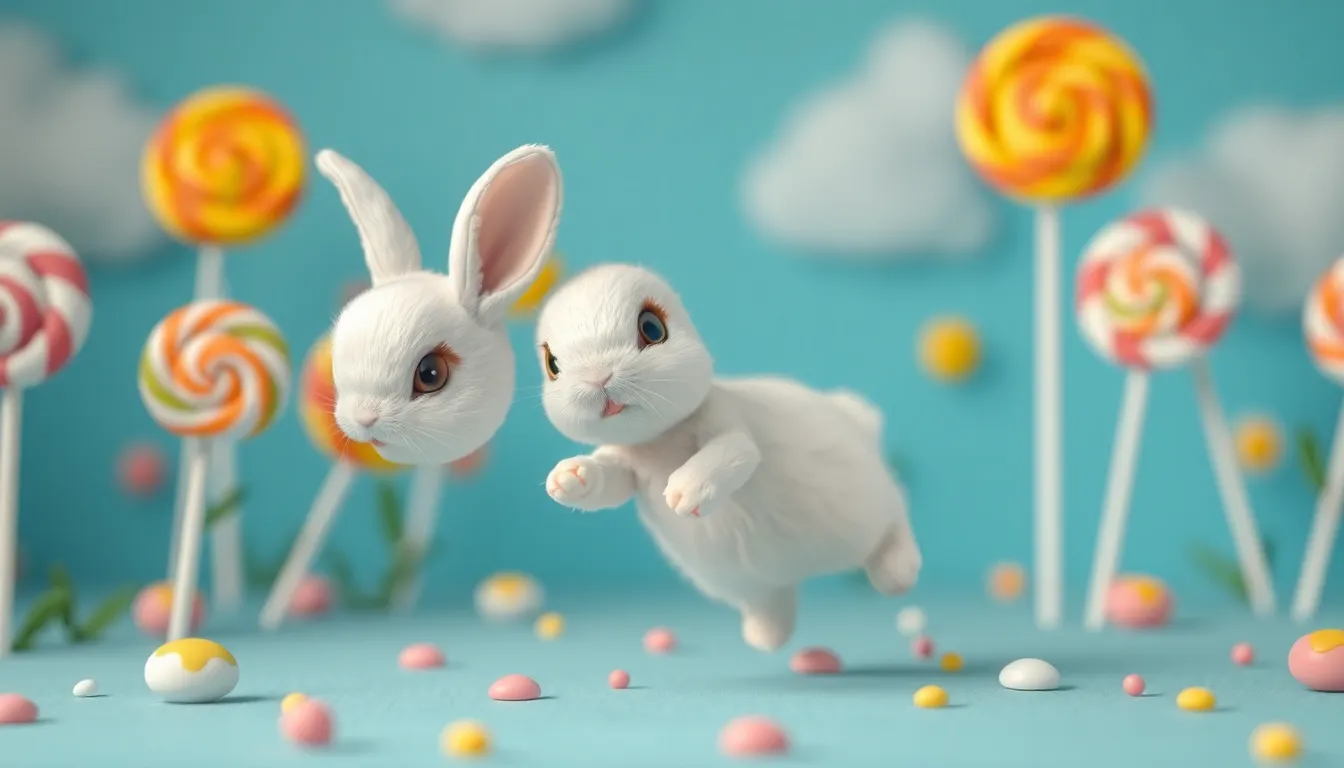 Les Rêves de Petit Lapin 2 Illustration de Le Voyage au Pays des Rêves